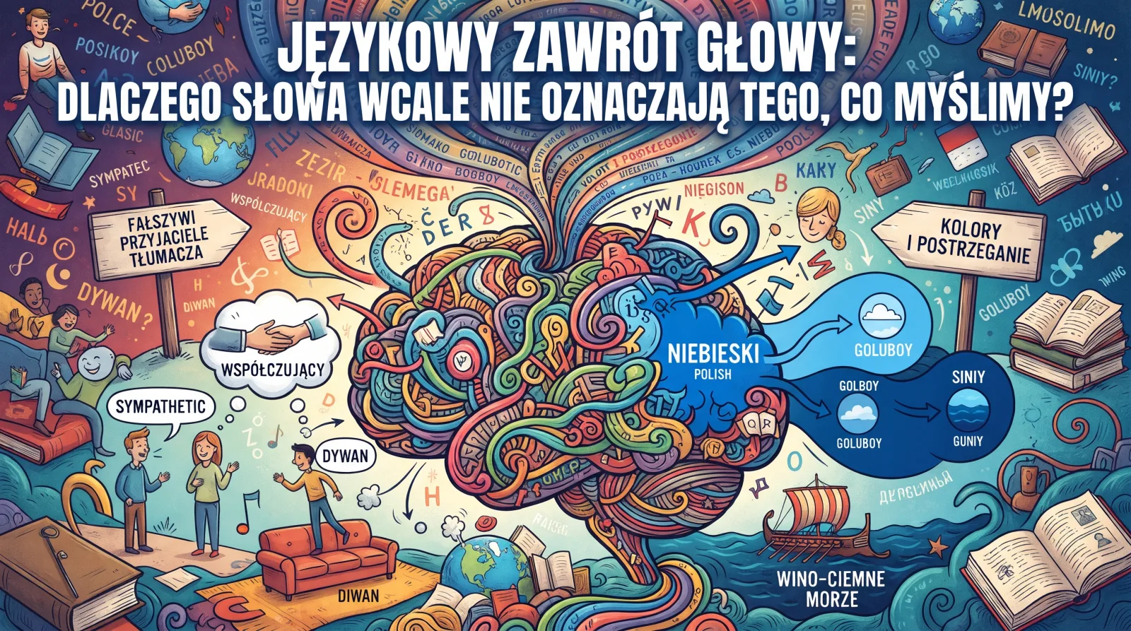 Językowy zawrót głowy: Dlaczego słowa wcale nie oznaczają tego, co myślimy?